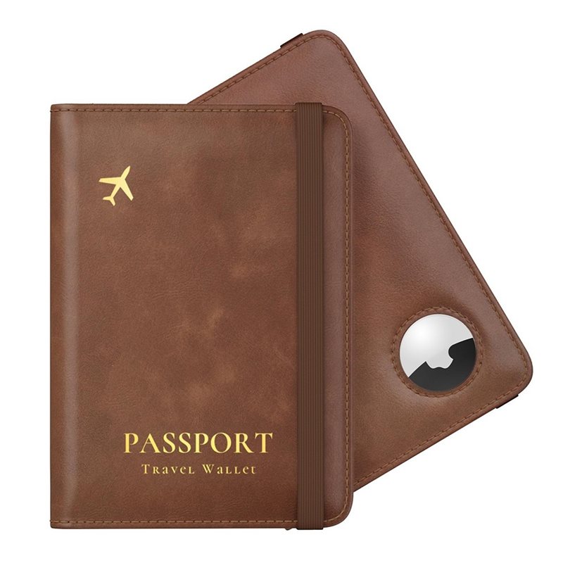 Travel Wallet Slim - ABRT-Paspoorthouder met RFID-blokkering voor Airtag, slanke