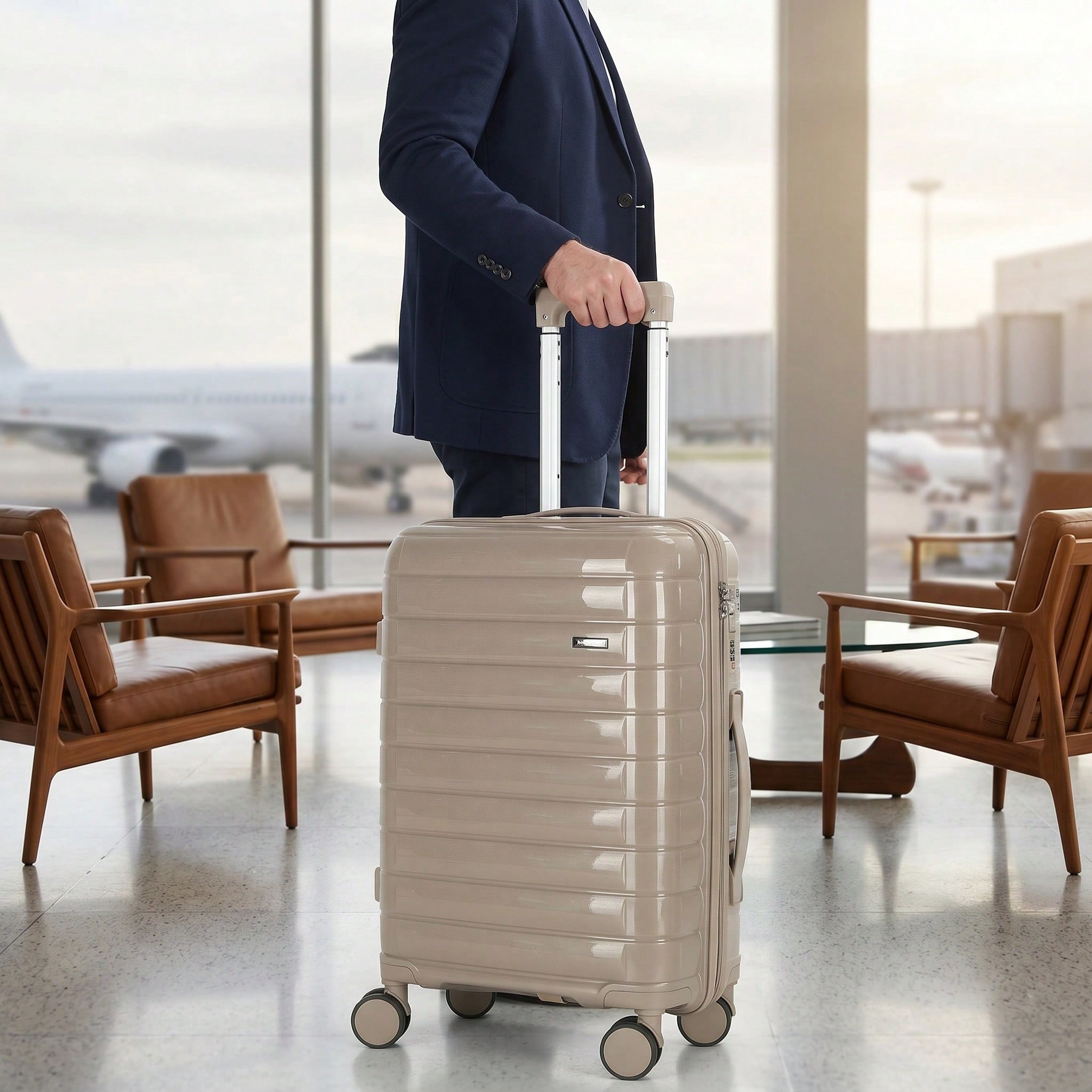 Travel Lock Tsa Approved - 20-inch lichtgewicht handbagagekoffer, gemaakt van PC