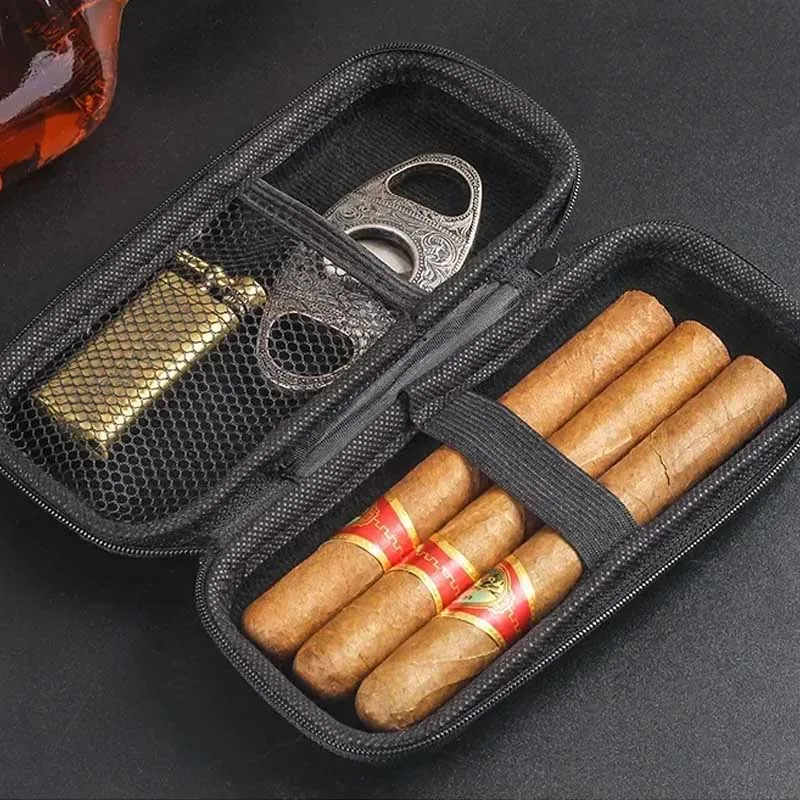 Travel Accessories Box - Draagbare sigarenkoffer van EVA, lichtgewicht reistas