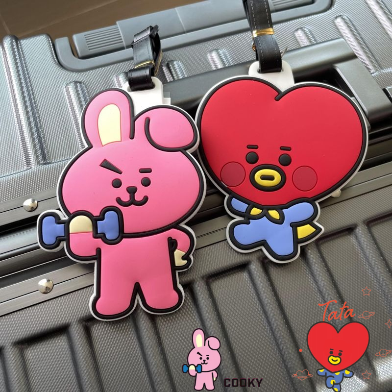 Travel Accessories In Bulk - BT21 cartoon schattige sleutelhanger Kawaii unisex