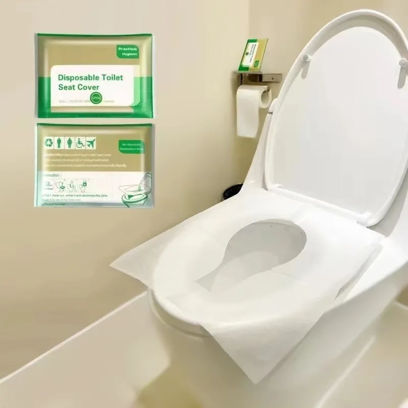 Travel Accessories In Bulk - 1-10 Wegwerp doorspoelbare toiletbrilhoezen, draagbaar voor