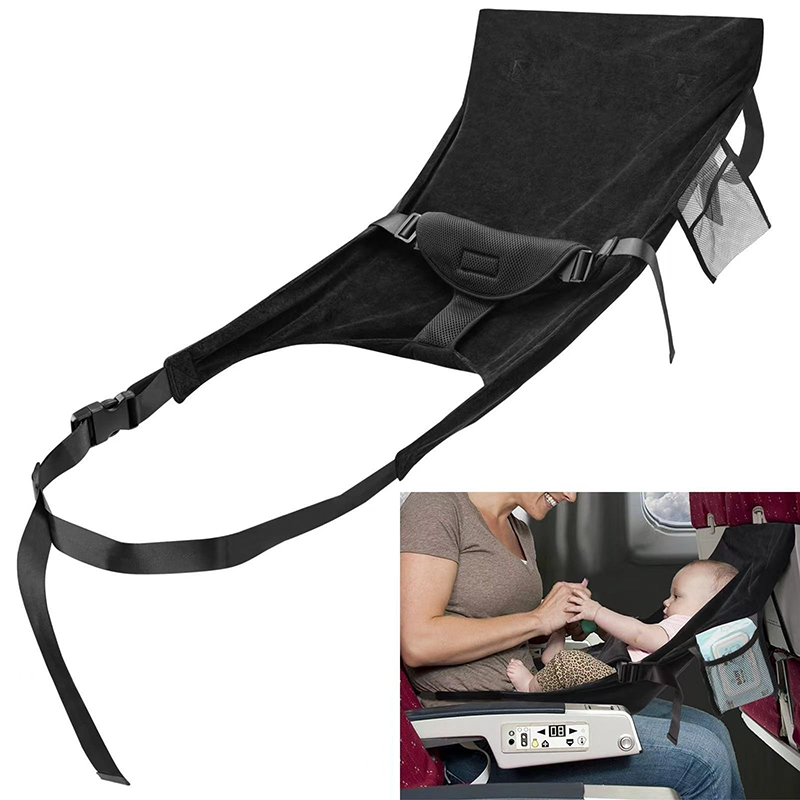 Travel Accessories With Toddler - Vouwbare kinderstoelverlenger voor vliegtuigen, draagbaar comfortbed