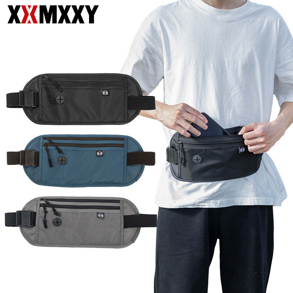 Travel Wallet Slim - 1PCS paspoorthouder nekzakje, RFID-blokkerende slanke reisportemonnee