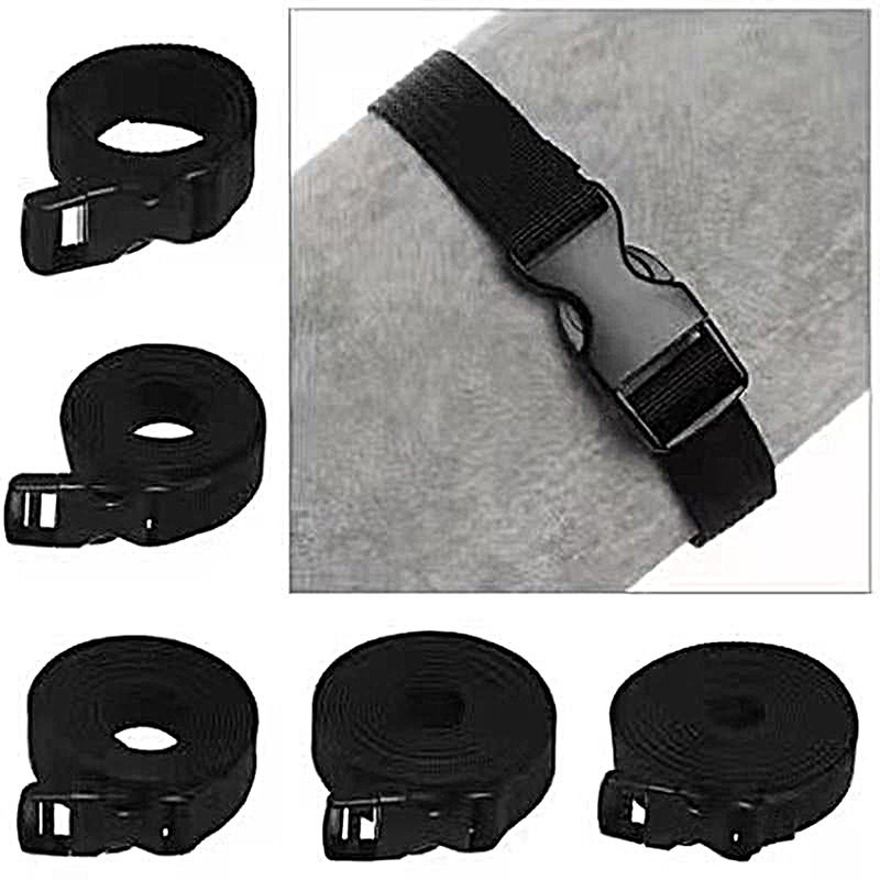 Travel Accessories Set - 1 stuk reisband, zwart, duurzaam nylon,
