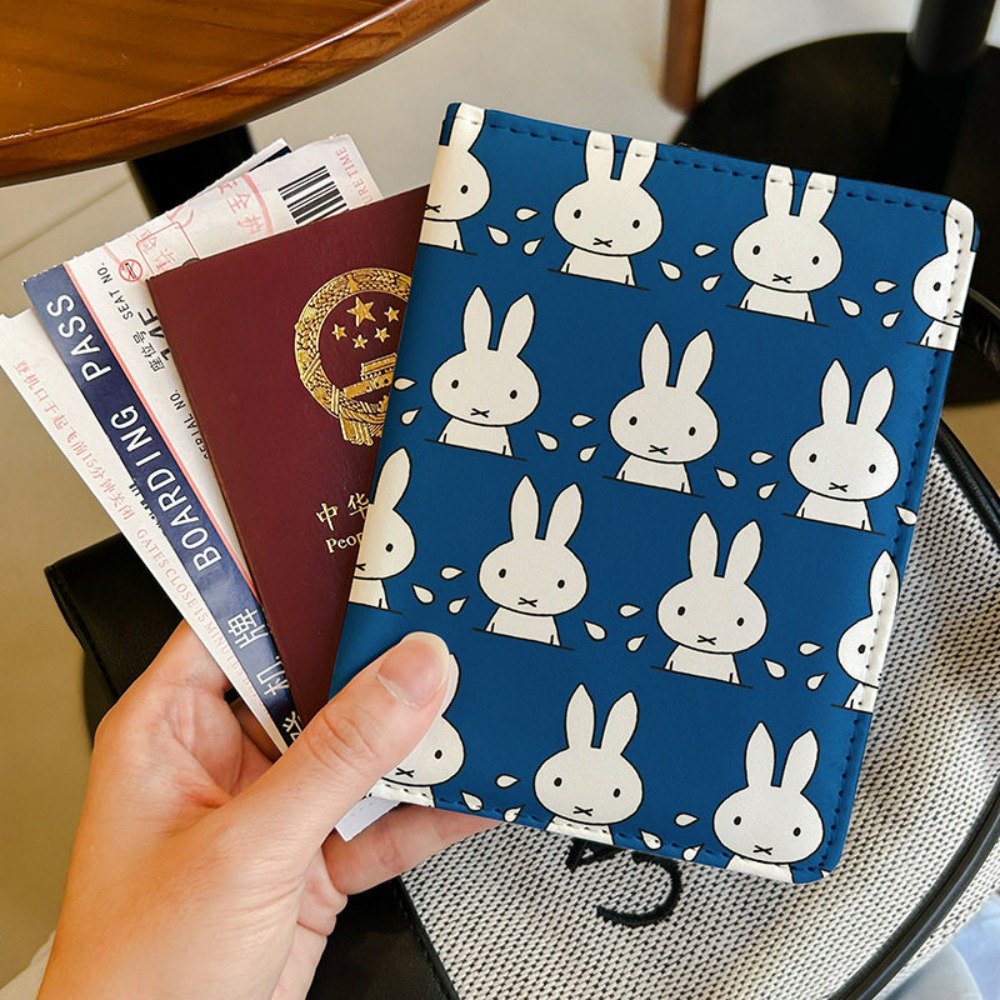 Travel Accessories For Japan Trip - Leuke Miffy-kaarthouder ID-beschermhoes Cartoon paspoortclip Opbergtas