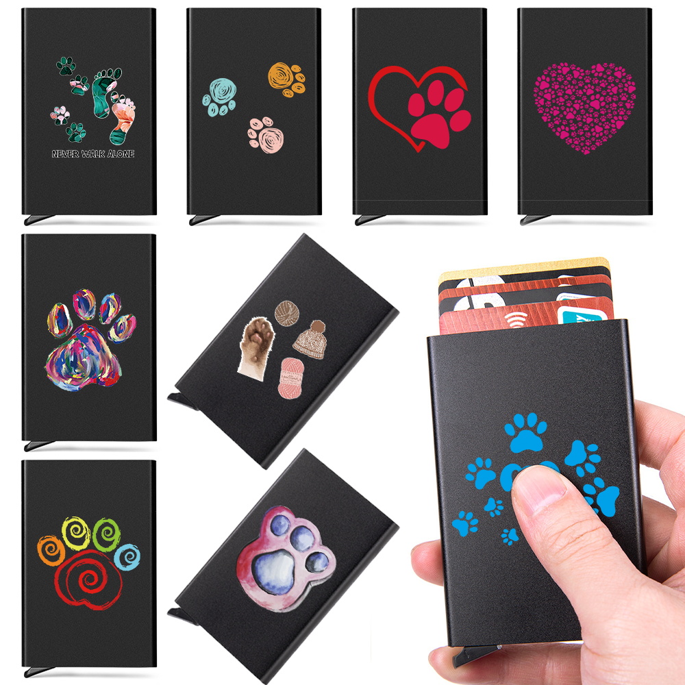 Travel Wallet Slim - Aluminium anti-RFID kaarthouder NFC blokkerende lezer