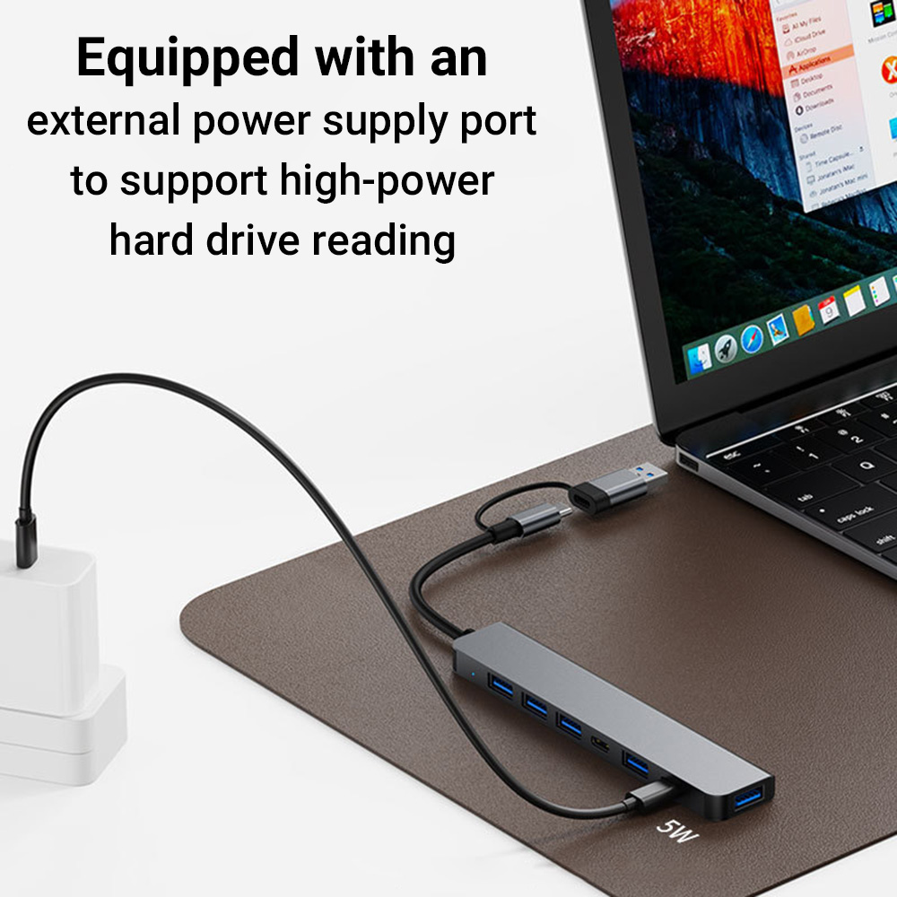 7-in-1 Dual-Head USB-C&USB Doc - Travel Accessories You Need recensie en prijs