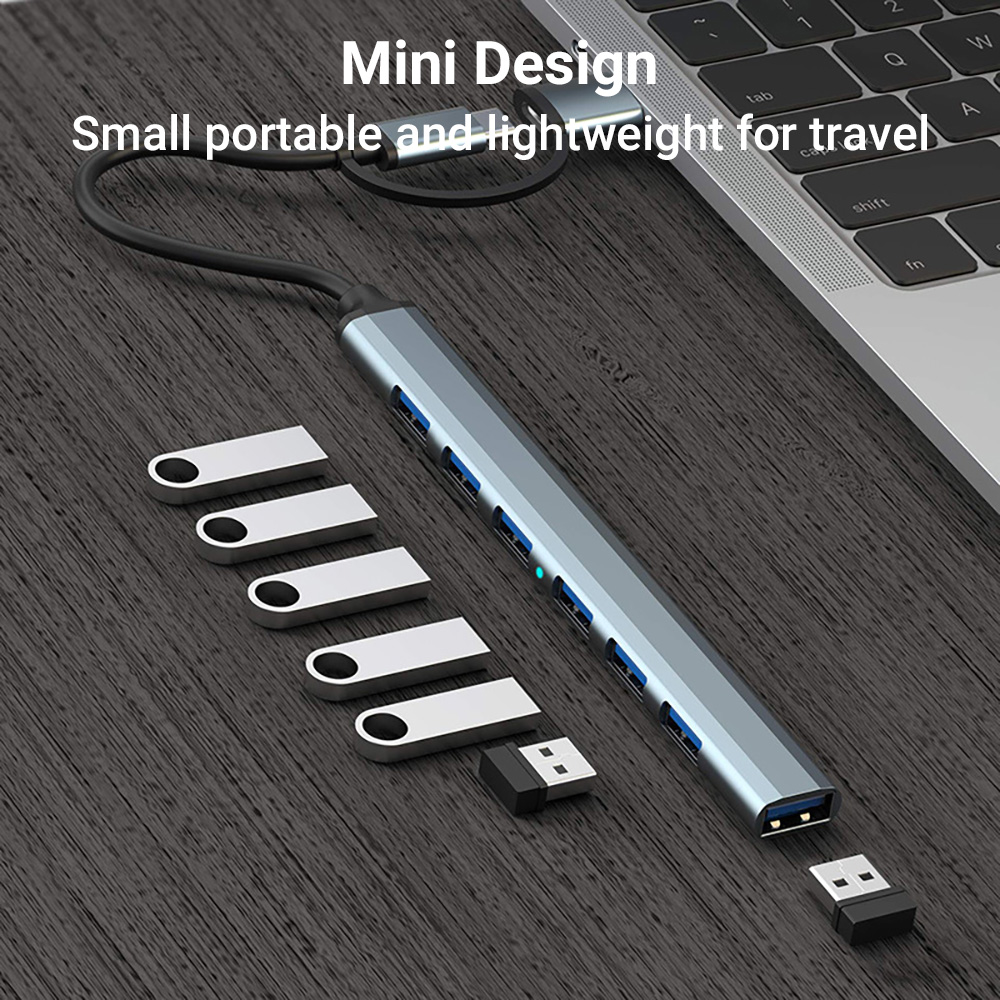 7-in-1 Dual-Head USB-C&USB Doc - Travel Accessories You Need recensie en prijs