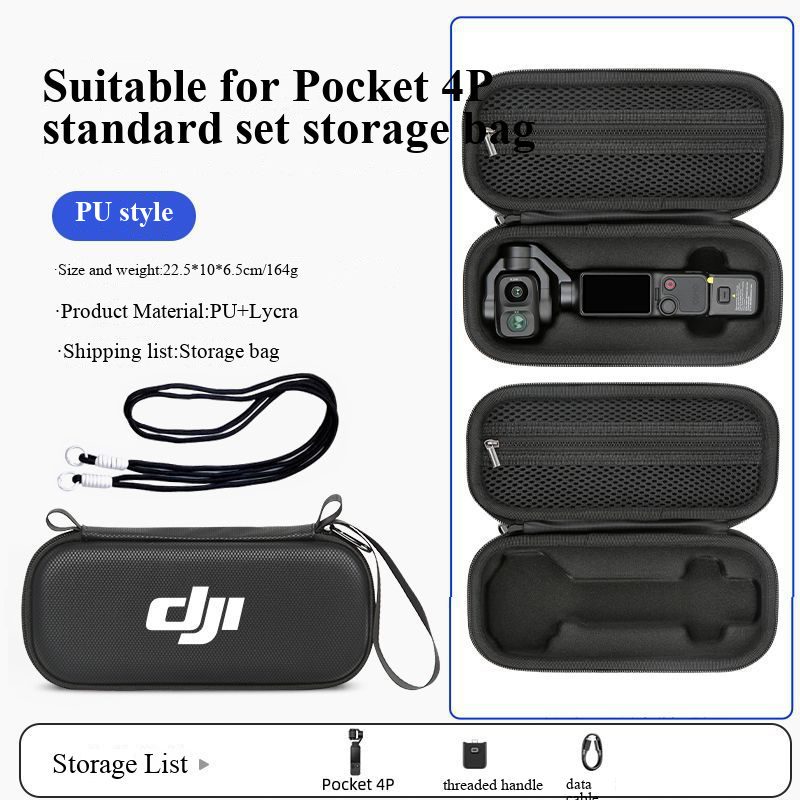 Opbergtas voor DJI Pocket 4 Pr - Travel Accessories Box recensie en prijs