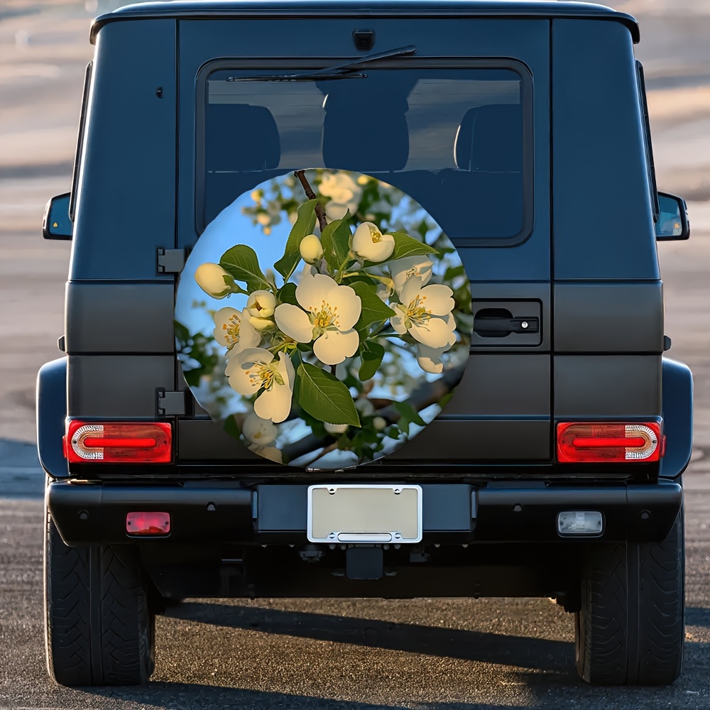 1 stuk witte bloemenbandenhoes - Travel Accessories You Need recensie en prijs