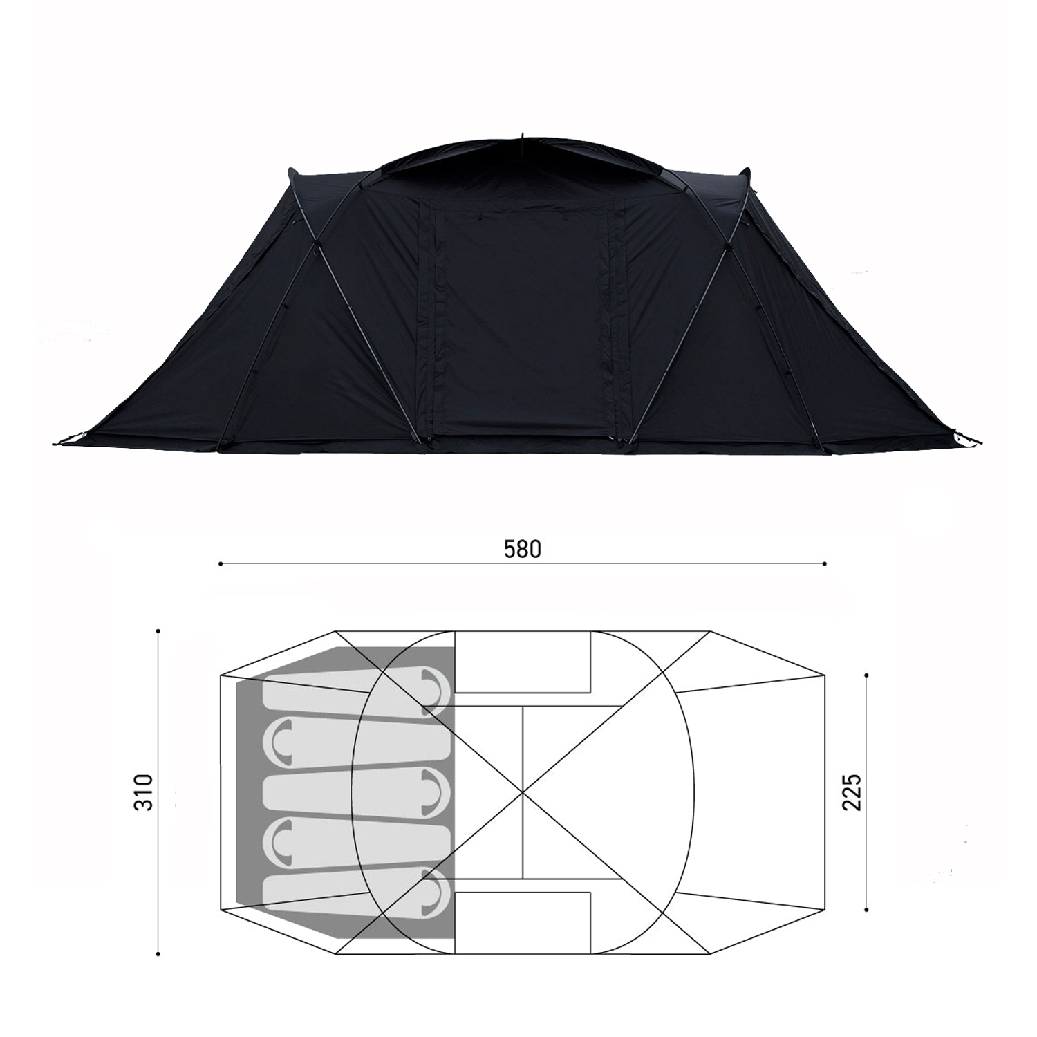 Grote familietent voor kampere - Travel Accessories You Need recensie en prijs