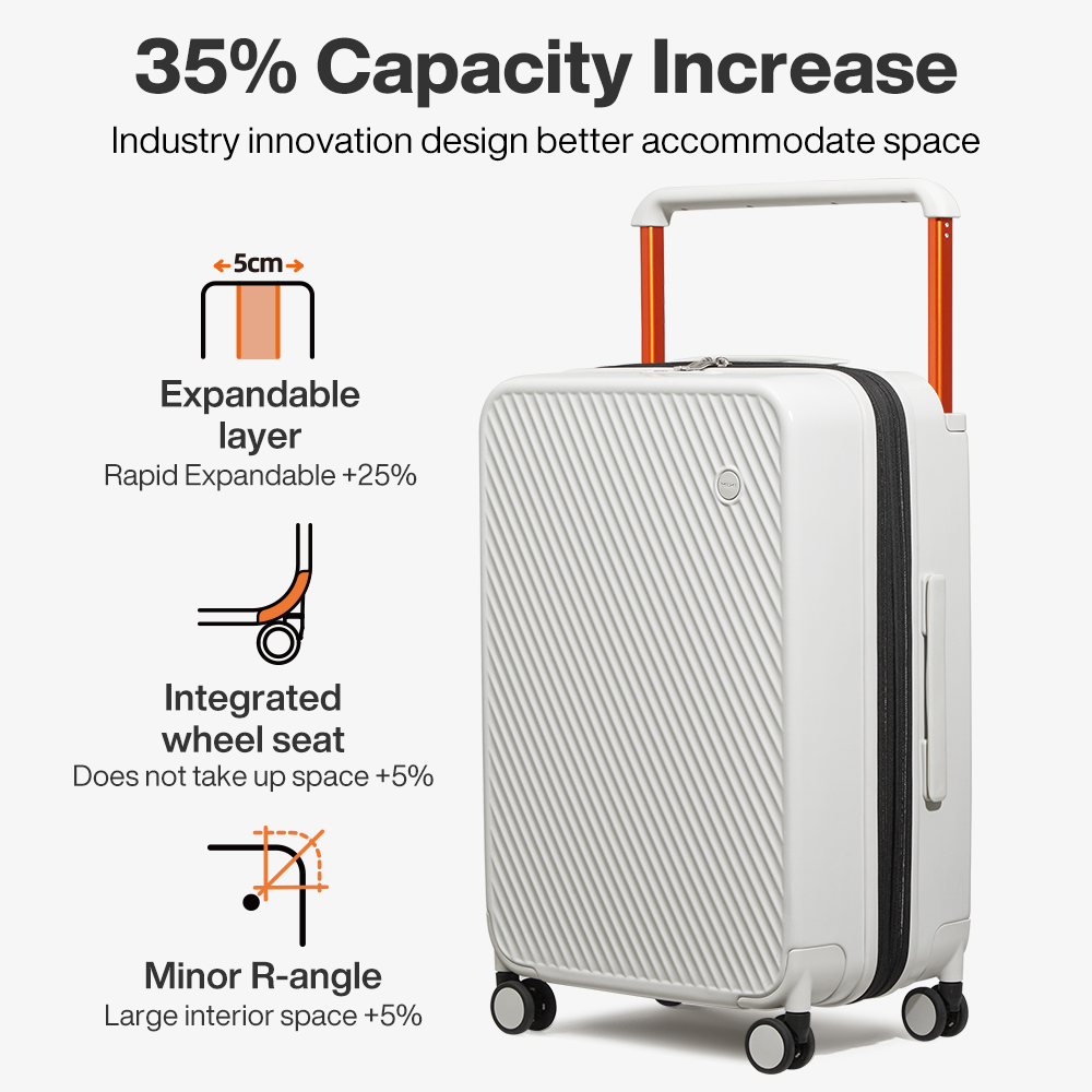 Mixi uitbreidbare handbagage L - Travel Lock Tsa Approved recensie en prijs