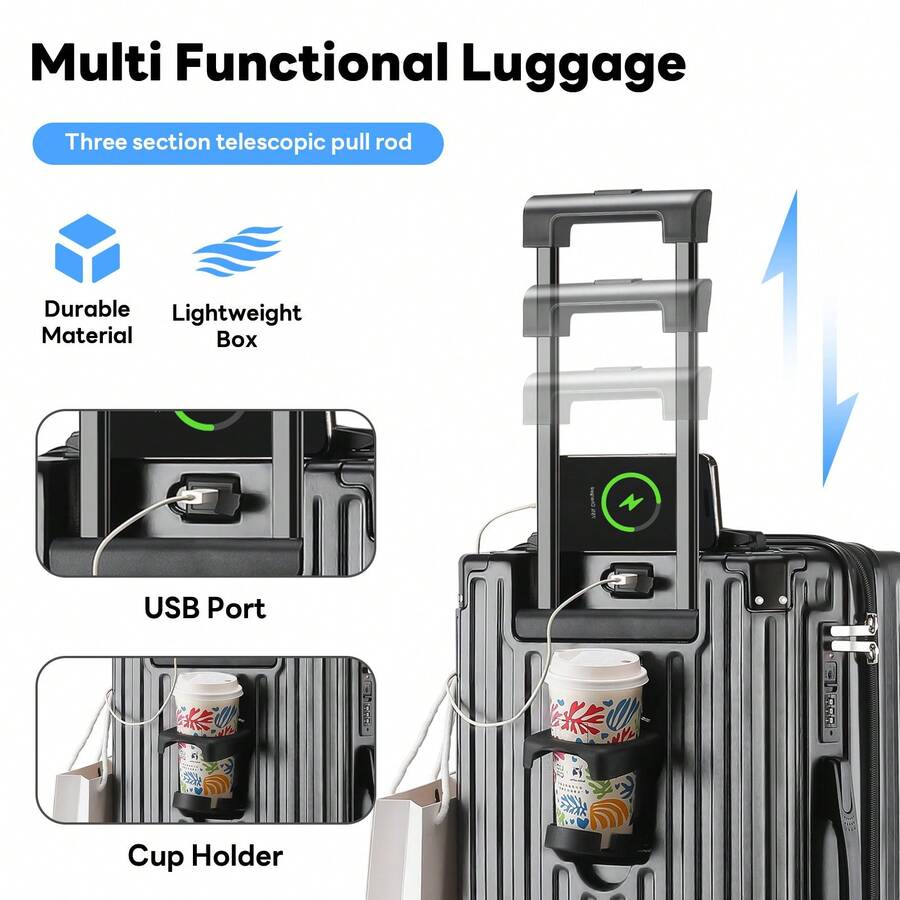 20 inch handbagage met bekerho - Travel Lock Tsa Approved recensie en prijs
