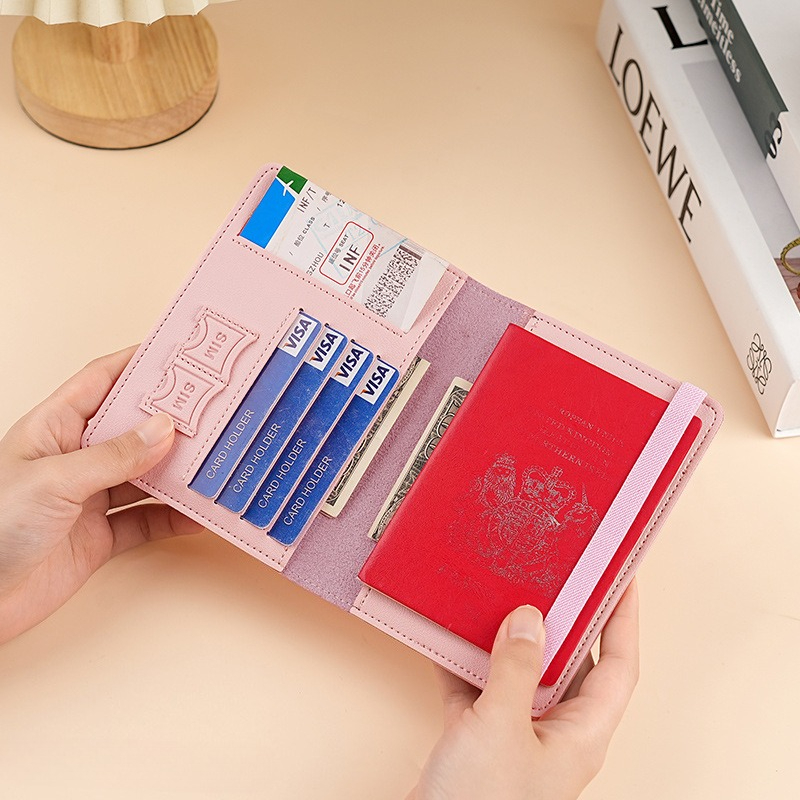 Reishouder van PU-leer, multif - Travel Wallet Slim recensie en prijs