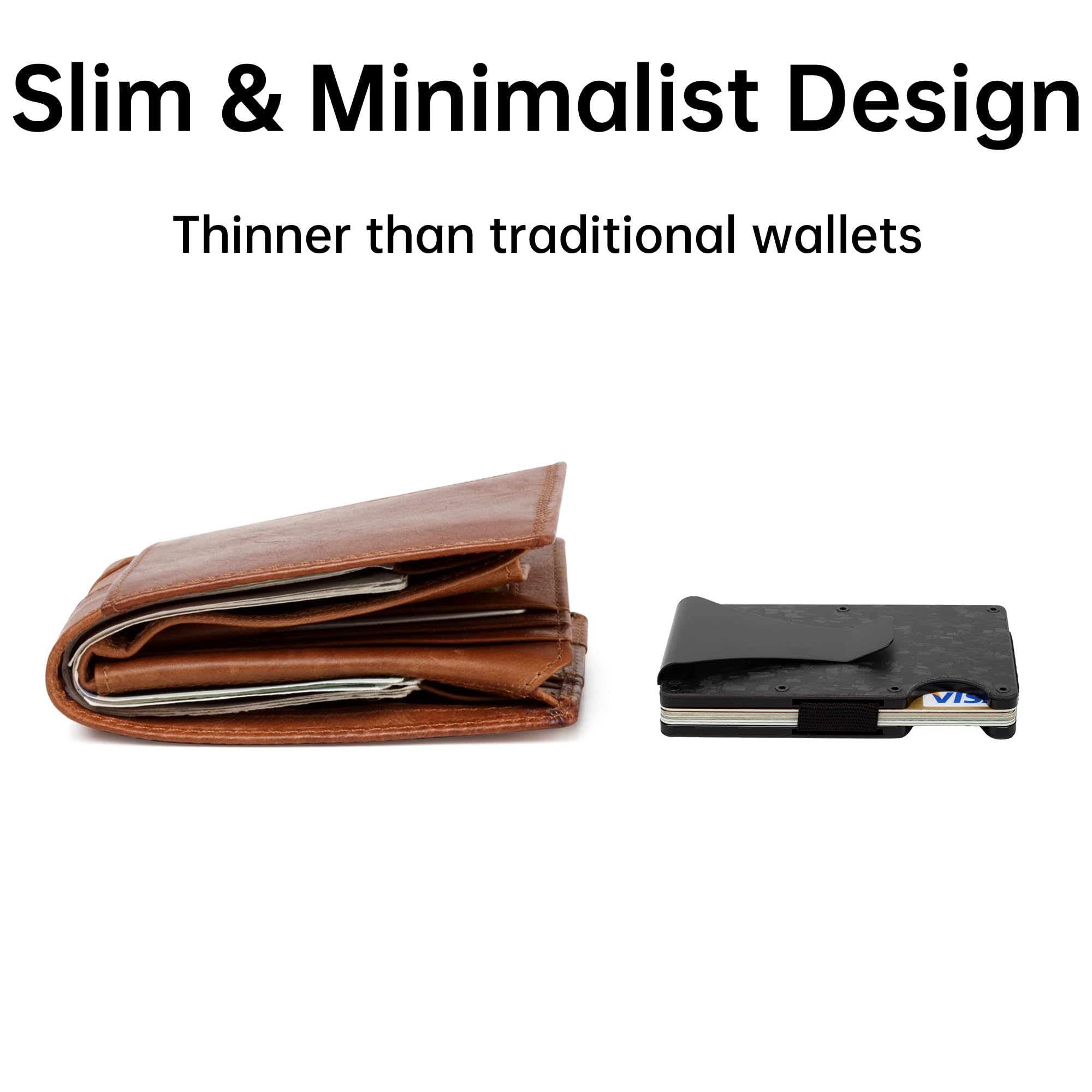 Portemonnee van koolstofvezel, - Travel Wallet Slim recensie en prijs