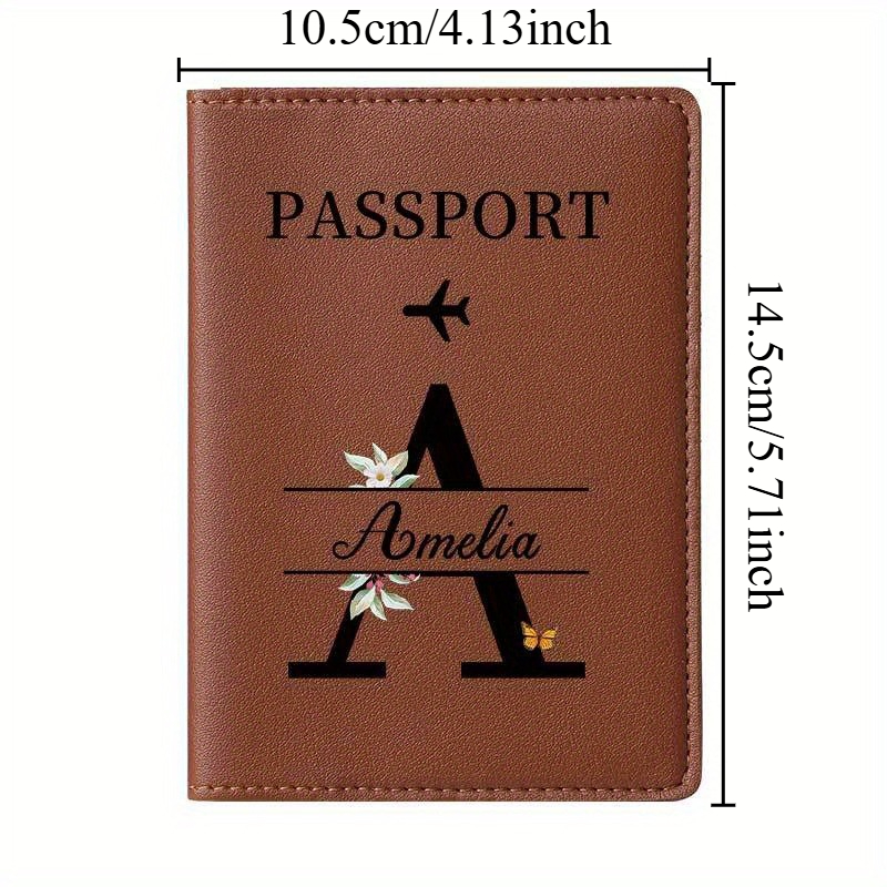 Gepersonaliseerde bruine paspo - Travel Accessories Present recensie en prijs