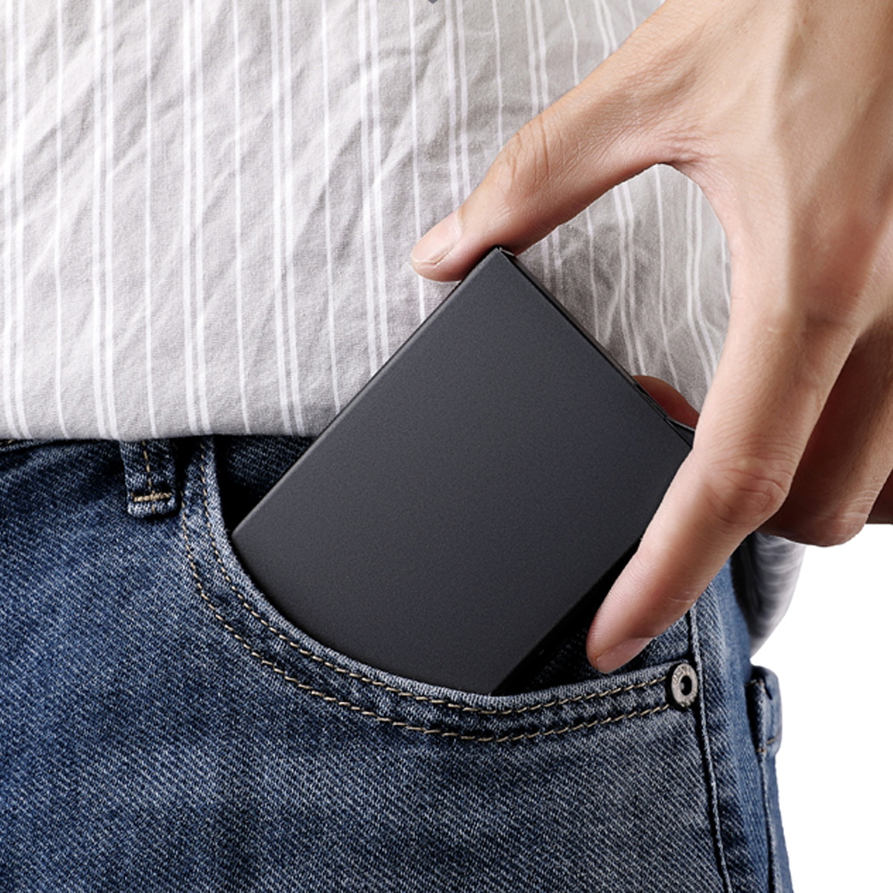 Aluminium anti-RFID kaarthoude - Travel Wallet Slim recensie en prijs
