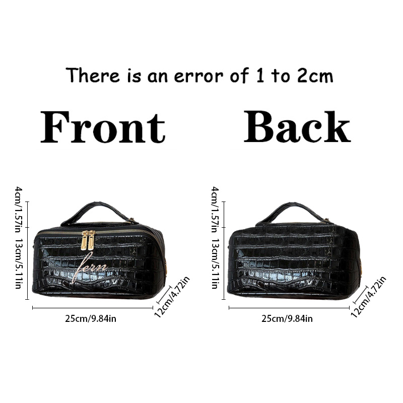Geborduurde Croc make-up tas,  - Travel Accessories Present recensie en prijs