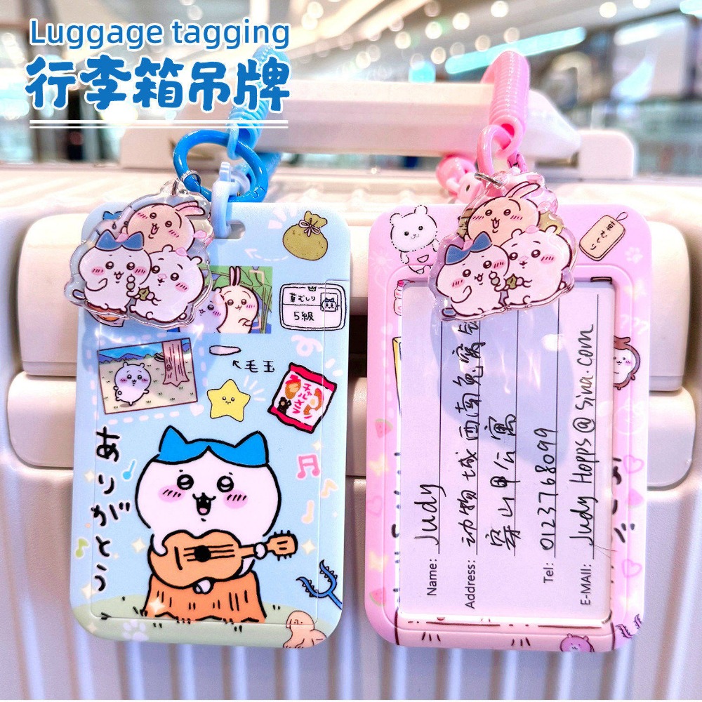 Chiikawa bagagelabel met koord - Travel Accessories For Japan Trip recensie en prijs